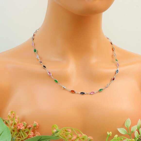 "New Beautiful Design Necklace Chain for Women/Girls, Gift, N796 - Picture 4 of 10